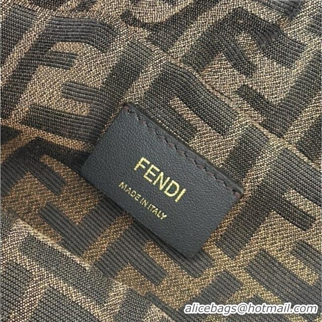 Discount Fendi Backpack in Shearling 8695 Grey 2025 Top