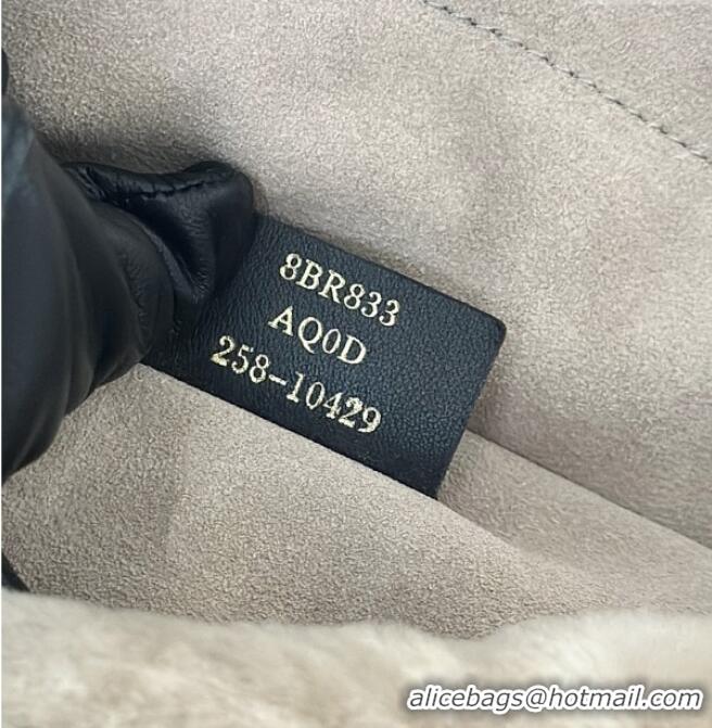 Best Price Fendi Mamma Baguette Medium Bag in Shearling 8693L Grey 2025 Top