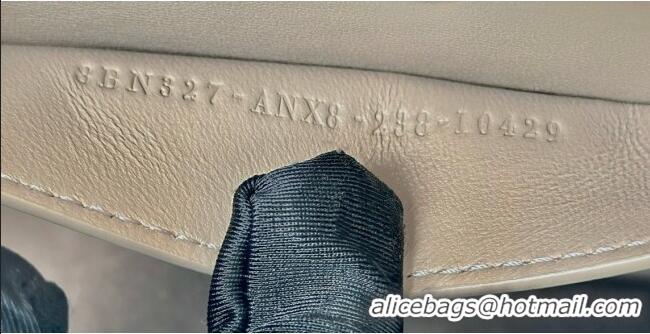 Luxury Cheap Fendi Peekaboo ISeeU Petite Bag in Interlaced Leather 80173S Khaki/Blue 2025 Top