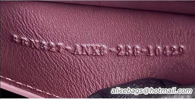 Hot Style Fendi Peekaboo ISeeU Small Bag in Interlaced Leather 80138M Burgundy 2025 Top