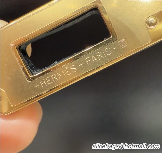 Best Price Hermes Kelly 25 Bag in Box Leather K25 Black/Gold 2025 (Half Handmade)