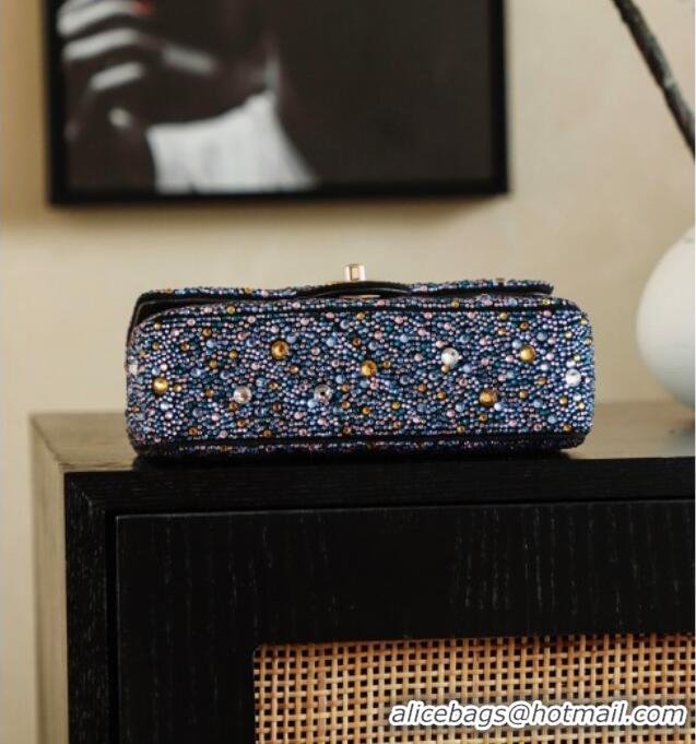 Grade Design Chanel Strass Mini Classic Flap Bag CH122603 Blue 2026