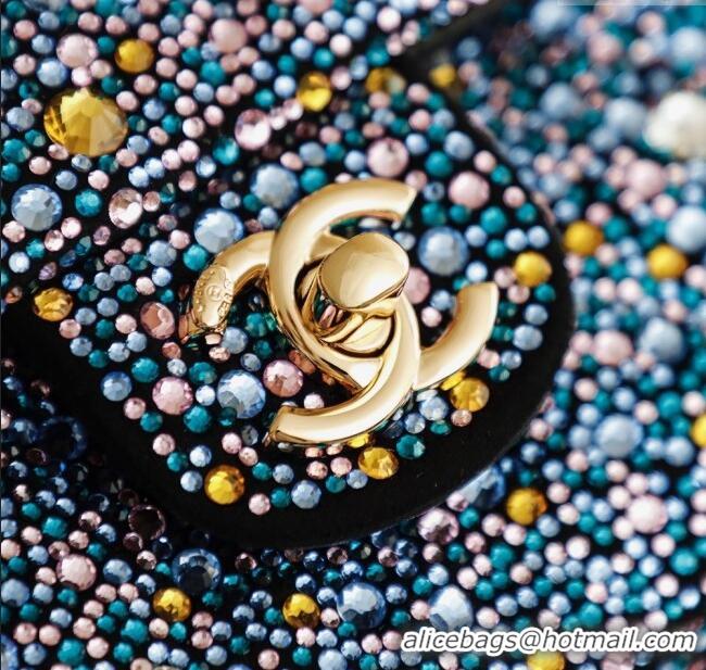 Grade Design Chanel Strass Mini Classic Flap Bag CH122603 Blue 2026