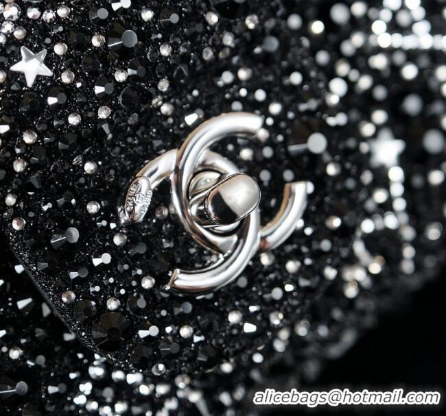 Super Quality Chanel Strass Mini Classic Flap Bag CH122634 Black 2026