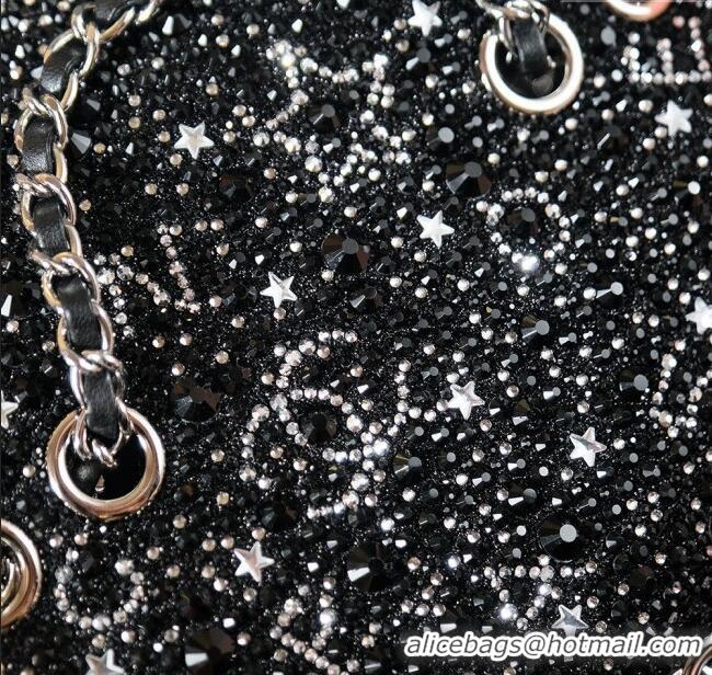 Super Quality Chanel Strass Mini Classic Flap Bag CH122634 Black 2026