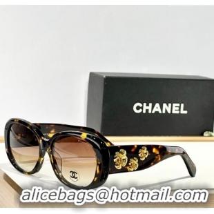 Top Grade Chanel Sunglasses with Camellia Bloom CH5113 2025