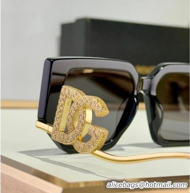 Top Quality Dolce & Gabbana Sunglasses DG6663 Black/Gold 2025