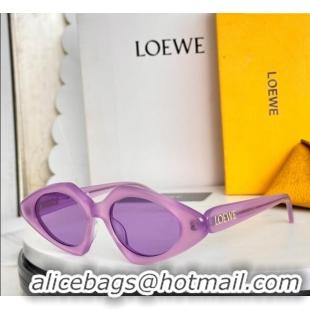 Best Price Loewe Sunglasses LW40185I Purple 2025