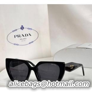 Luxury Discount Prada Sunglasses SPR15W Black/Grey 2025