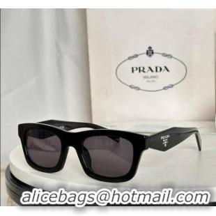 Top Grade Prada Sunglasses PRC06S Black/Grey 2025
