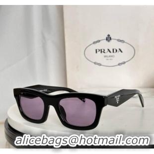Best Price Prada Sunglasses PRC06S Black/Purple 2025