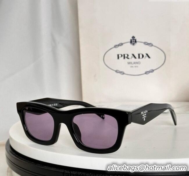Best Price Prada Sunglasses PRC06S Black/Purple 2025