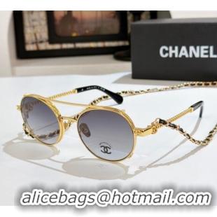 Good Quality Chanel Sunglasses CH4291 Grey/Gold 2025