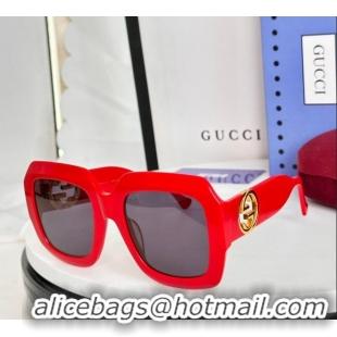 Top Grade Gucci Sunglasses GG1022 Red 2025