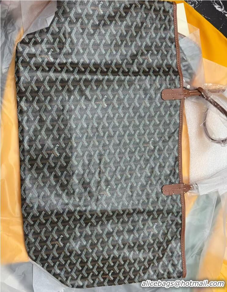 Cheap Goyard Original Saint Louis Tote Bag GM 18212 Black And Tan