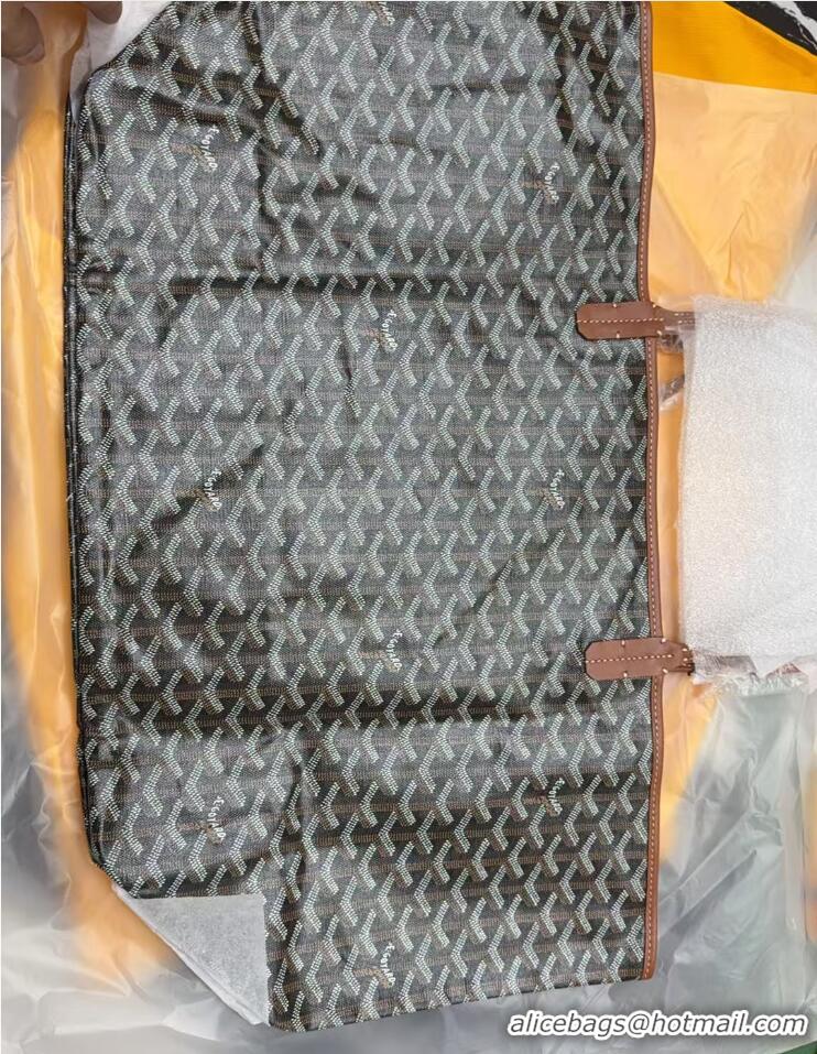 Cheap Goyard Original Saint Louis Tote Bag GM 18212 Black And Tan