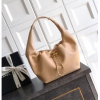 Reasonable Price Chanel Calfskin Leather Hobo Handbag AS5976 Khaki 2025