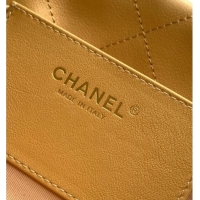 Grade Design Chanel Calfskin Leather Hobo Handbag AS5976 Yellow 2025