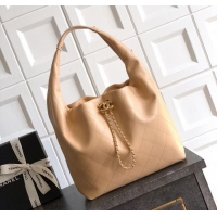 Best Price Chanel Calfskin Leather Large Hobo Handbag AS5967 Khaki 2025