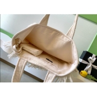 Famous Brand Chanel Coco Beach Bag A7567 White 2025