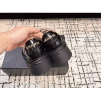 Top Design Chanel Calfskin Leather Laced-up Shoes 5cm Nude 2025 CH103101