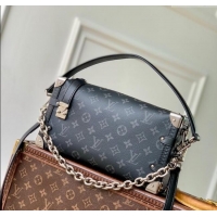 Promotional Louis Vuitton Side Trunk MM East West Bag in Black Monogram Eclipse Canvas M26226 2025