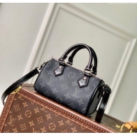 Buy Discount Louis Vuitton Nano Speedy Bag in Black Monogram Eclipse Canvas M26573 2025