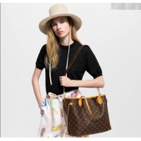 Top Design Louis Vuitton Neverfull Bandoulière Inside Out MM Tote bag Monogram Canvas/Gaston Blue Textile M13753 2025