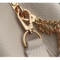 Luxury Discount Louis Vuitton Capucines BB Bag in Taurillon Leather M25862 Quartz Beige 2025