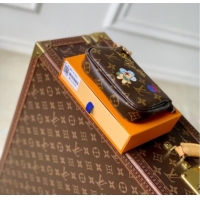 Famous Brand Louis Vuitton Mini Pochette Accessoires bag in Vivienne Winter Holiday Printed M15328 2025