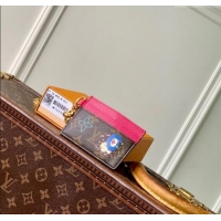 Good Product Louis Vuitton LV Charms Card Holder Wallet Vivienne Winter Holiday/Pink M15332 2025