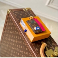 Good Product Louis Vuitton LV Charms Card Holder Wallet Vivienne Winter Holiday/Pink M15332 2025
