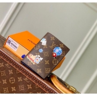 Promotional Louis Vuitton Passport Cover Vivienne/Monogram Blue Frost M15320 2025