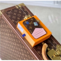 Promotional Louis Vuitton Vivenne Winter Holiday Romy Card Holder Monogram Canvas/Snowy Pearl Pink M15333 2025
