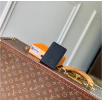 Good Product Louis Vuitton Pocket Organizer Wallet in Waxy calfskin leather M25951 Black 2025