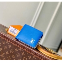 Affordable Price Louis Vuitton Multiple Wallet in Epi Leather M25801 Blue 2025