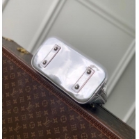 Affordable Price Louis Vuitton Alma BB bag in Silver Coated canvas M26335 2025