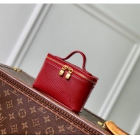Good Product Louis Vuitton Nice Beauty Pouch in Epi Leather M25688 Rouge Red 2025