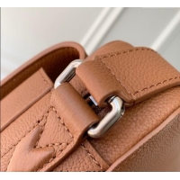 Most Popular Louis Vuitton Mens Boarding Messenger bag in Waxy calfskin M25981 Tan Brown 2025