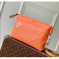 Trendy Design Louis Vuitton Pochette Voyage Souple Pouch in Monogram Heritage Canvas M12665 Orange 2025