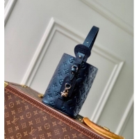 Good Product Louis Vuitton All In BB Bucket Bag in Shimmery Ink Blue Leather M26430 2025