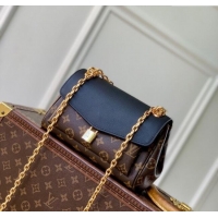 Most Popular Louis Vuitton Saint-Germain BB Top Handle bag in Monogram Canvas and Leather M26398 Black 2025