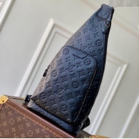 Good Product Louis Vuitton Mens Duo Slingbag in Black Monogram Shadow Leather M26730 2025
