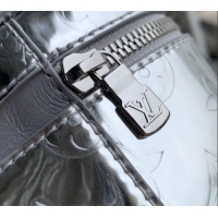 Best Price Louis Vuitton Vanity Chain Pouch bag in Silver Canvas M26097 2025