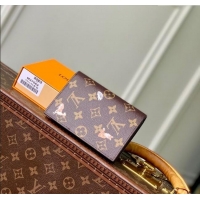 Best Grade Louis Vuitton Passport Cover in Monogram Forest Canvas M27023 Brown 2025