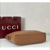 Trendy Design Gucci Beatrix Leather large tote bag 850546 Brown 2025