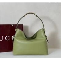 Best Product Gucci Beatrix Leather medium tote bag 850926 Sage Green 2025