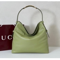 Top Quality Gucci Beatrix Leather large tote bag 850546 Sage Green 2025
