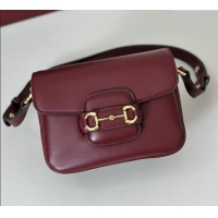 Affordable Price Gucci Horsebit 1955 Aura mini shoulder bag in Leather 847064 Ancora Red 2025