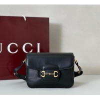 Best Product Gucci Horsebit 1955 Aura mini shoulder bag in Leather 847064 Black 2025